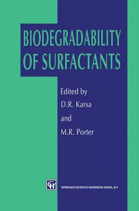 Porter / Karsa |  Biodegradability of Surfactants | Buch |  Sack Fachmedien