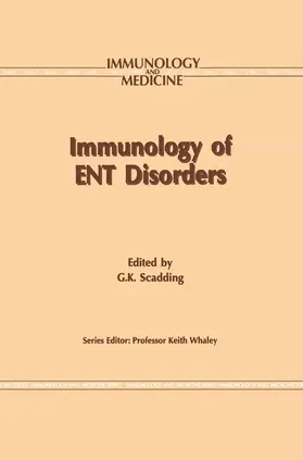 Scadding |  Immunology of ENT Disorders | Buch |  Sack Fachmedien