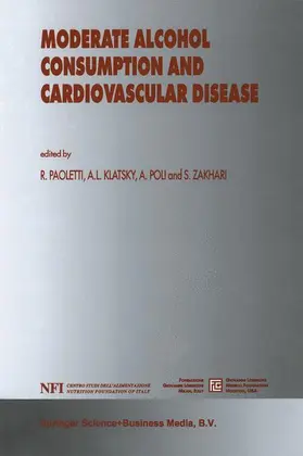 Paoletti / Zakhari / Klatsky |  Moderate Alcohol Consumption and Cardiovascular Disease | Buch |  Sack Fachmedien