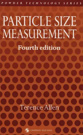 Allen |  Particle Size Measurement | Buch |  Sack Fachmedien