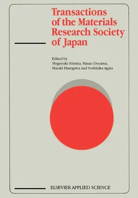 Somiya / Agata / Doyama |  Transactions of the Materials Research Society of Japan | Buch |  Sack Fachmedien