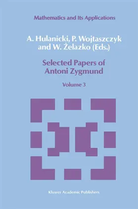 Hulanicki / Zelazko / Wojtaszczyk |  Selected Papers of Antoni Zygmund | Buch |  Sack Fachmedien