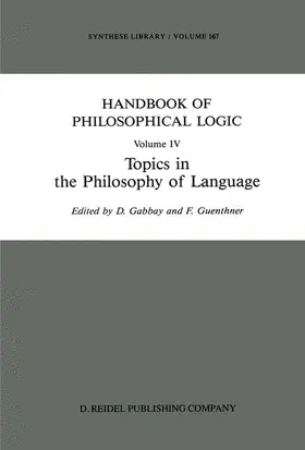 Guenthner / Gabbay |  Handbook of Philosophical Logic | Buch |  Sack Fachmedien