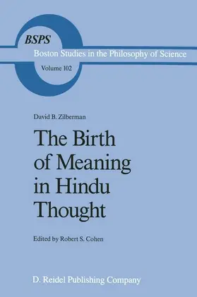 Zilberman / Cohen |  The Birth of Meaning in Hindu Thought | Buch |  Sack Fachmedien
