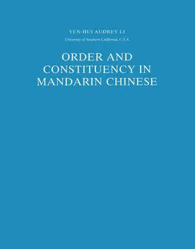 Li Yen Hui |  Order and Constituency in Mandarin Chinese | Buch |  Sack Fachmedien