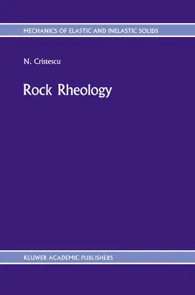 Cristescu |  Rock Rheology | Buch |  Sack Fachmedien