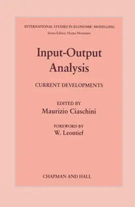 Giaschini |  Input-Output Analysis | Buch |  Sack Fachmedien