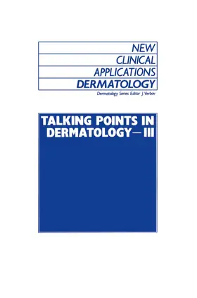 Verbov |  Talking Points in Dermatology - III | Buch |  Sack Fachmedien