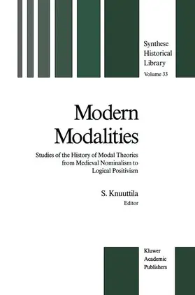 Knuuttila | Modern Modalities | Buch | 978-94-010-7812-2 | sack.de