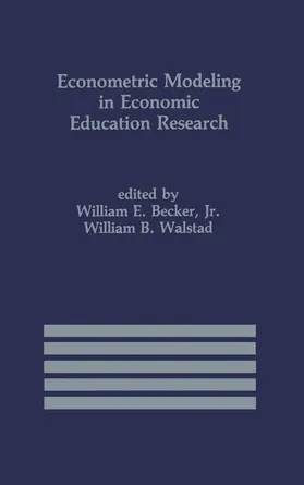Walstad / Becker Jr. |  Econometric Modeling in Economic Education Research | Buch |  Sack Fachmedien