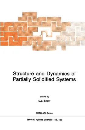Loper | Structure and Dynamics of Partially Solidified Systems | Buch | 978-94-010-8104-7 | sack.de