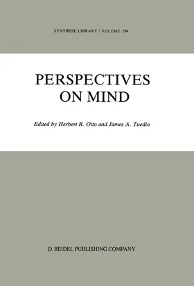 Tuedio / Otto | Perspectives on Mind | Buch | 978-94-010-8290-7 | sack.de