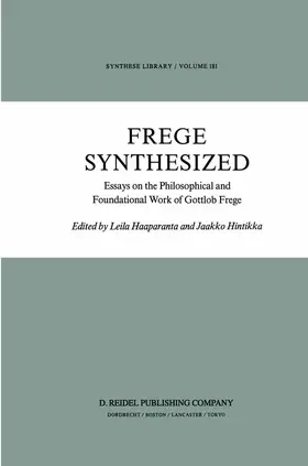 Haaparanta / Hintikka |  Frege Synthesized | Buch |  Sack Fachmedien
