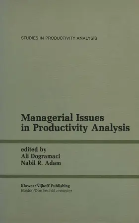Dogramaci / Adam |  Managerial Issues in Productivity Analysis | Buch |  Sack Fachmedien