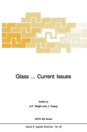 Dupuy / Wright |  Glass ... Current Issues | Buch |  Sack Fachmedien