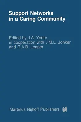 Yoder / Leaper / Jonker |  Support Networks in a Caring Community | Buch |  Sack Fachmedien