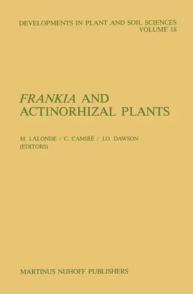 Lalonde / Dawson / Camiré |  Frankia and Actinorhizal Plants | Buch |  Sack Fachmedien