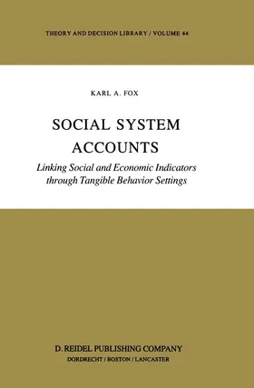 Fox |  Social System Accounts | Buch |  Sack Fachmedien