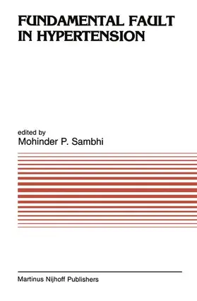 Sambhi | Fundamental Fault in Hypertension | Buch | 978-94-010-9006-3 | sack.de