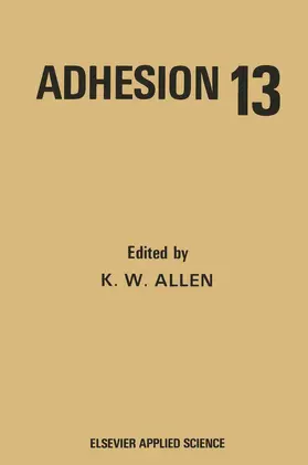 Allen |  Adhesion 13 | Buch |  Sack Fachmedien