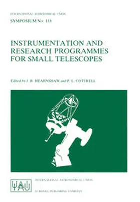 Hearnshaw / Cottrell |  Instrumentation and Research Programmes for Small Telescopes | eBook | Sack Fachmedien