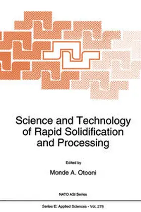 Otooni |  Science and Technology of Rapid Solidification and Processing | eBook | Sack Fachmedien