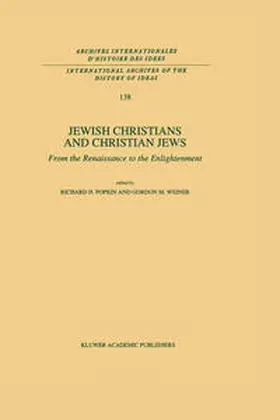 Popkin / Weiner | Jewish Christians and Christian Jews | E-Book | sack.de