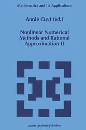 Cuyt | Nonlinear Numerical Methods and Rational Approximation II | E-Book | sack.de