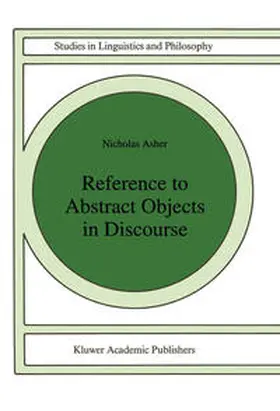 Asher |  Reference to Abstract Objects in Discourse | eBook | Sack Fachmedien