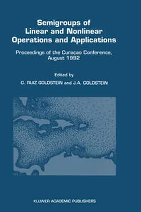 Ruiz Goldstein / Goldstein | Semigroups of Linear and Nonlinear Operations and Applications | E-Book | sack.de