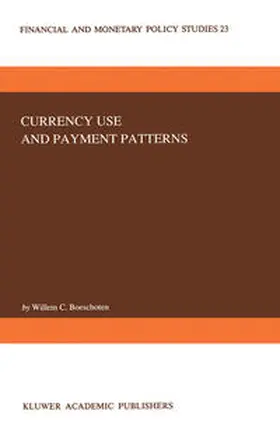 Boeschoten |  Currency Use and Payment Patterns | eBook | Sack Fachmedien