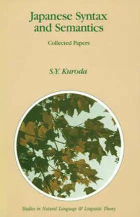 Kuroda |  Japanese Syntax and Semantics | eBook | Sack Fachmedien