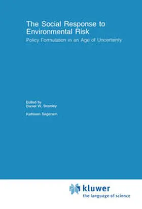 Bromley / Segerson |  The Social Response to Environmental Risk | eBook | Sack Fachmedien
