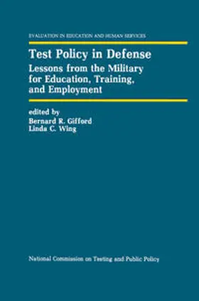 Gifford / Wing |  Test Policy in Defense | eBook | Sack Fachmedien