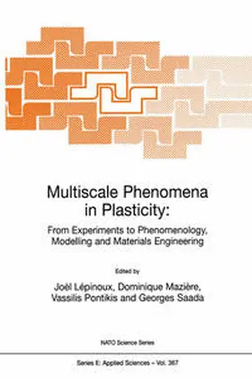 Lépinoux / Mazière / Pontikis |  Multiscale Phenomena in Plasticity: From Experiments to Phenomenology, Modelling and Materials Engineering | eBook | Sack Fachmedien