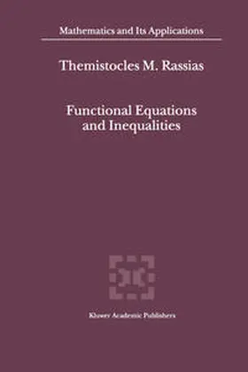 RASSIAS | Functional Equations and Inequalities | E-Book | sack.de