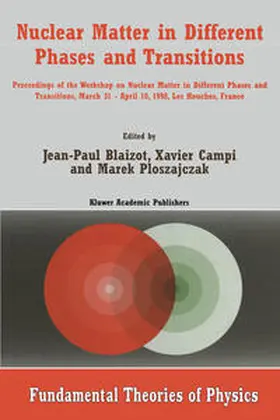Blaizot / Campi / Ploszajczak | Nuclear Matter in Different Phases and Transitions | E-Book | sack.de
