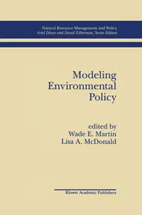Martin / McDonald |  Modeling Environmental Policy | eBook | Sack Fachmedien