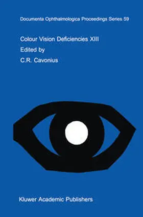 Cavonius |  Colour Vision Deficiencies XIII | eBook | Sack Fachmedien