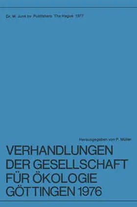 Müller |  Verhandlungen der Gesellschaft für Ökologie, Göttingen 1976 | eBook | Sack Fachmedien