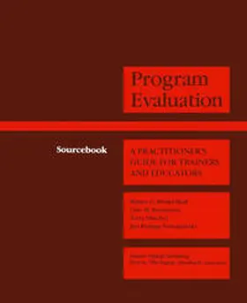Brinkerhoff / Brethower / Nowakowski |  Program Evaluation | eBook | Sack Fachmedien