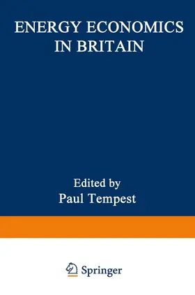 Tempest |  Energy Economics in Britain | Buch |  Sack Fachmedien