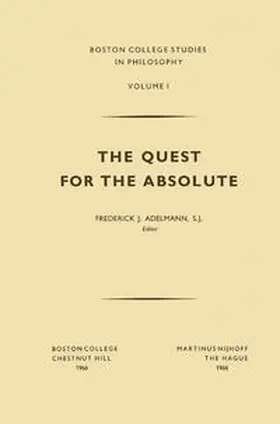 Adelmann |  The Quest for the Absolute | eBook | Sack Fachmedien