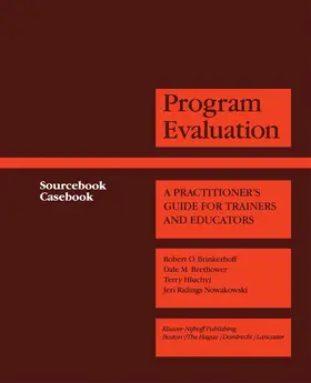 Brinkerhoff / Hluchyj / Brethower |  Program Evaluation | Buch |  Sack Fachmedien