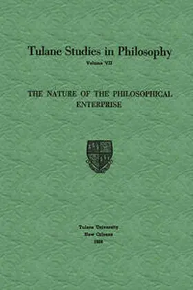 Ballard / Barber / Feibleman | The Nature of the Philosophical Enterprise | E-Book | sack.de