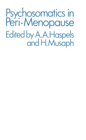 Haspels / Musaph |  Psychosomatics in Peri-Menopause | Buch |  Sack Fachmedien