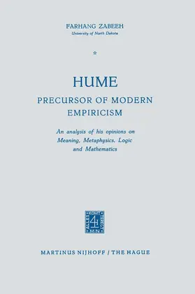 Zabeeh |  Hume Precursor of Modern Empiricism | Buch |  Sack Fachmedien