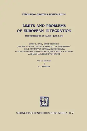 Haas / Landheer |  Limits and Problems of European Integration | Buch |  Sack Fachmedien