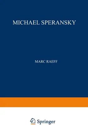 Raeff |  Michael Speransky | Buch |  Sack Fachmedien