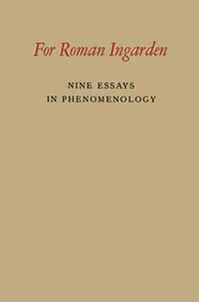 Ingarden / Tymieniecka |  For Roman Ingarden | eBook | Sack Fachmedien
